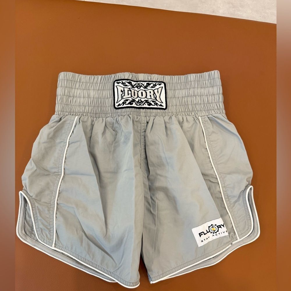 NWOT FLUORY MTSF88A MUAY THAI BOXING SHORTS UNISEX - Picture 2 of 7